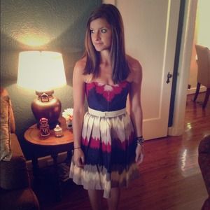 Anthropologie strapless dress. Never worn!