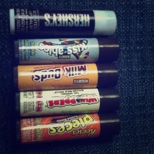 Chocolate styled lip balm