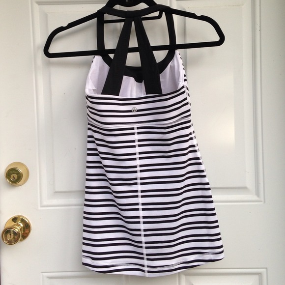 SOLD NEW Scoop Me Up Tank BLK/White Stripe - Picture 2 of 4