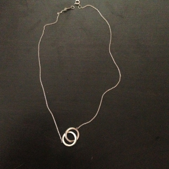 RESERVED....T&co Interlocking Rings Necklace