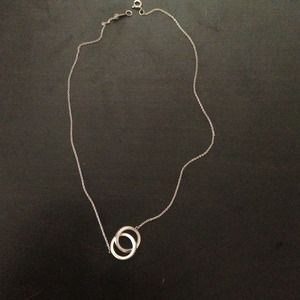 RESERVED....T&co Interlocking Rings Necklace