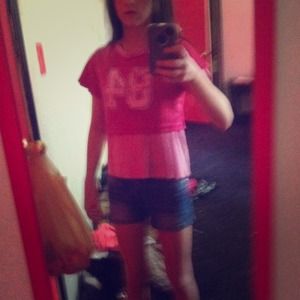 Two-layer pink '84' jersey.