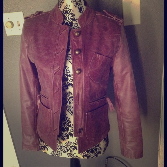 Royal Cow Hide Leather Jacket (Bought in Spain)