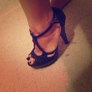 Dark purple heels!