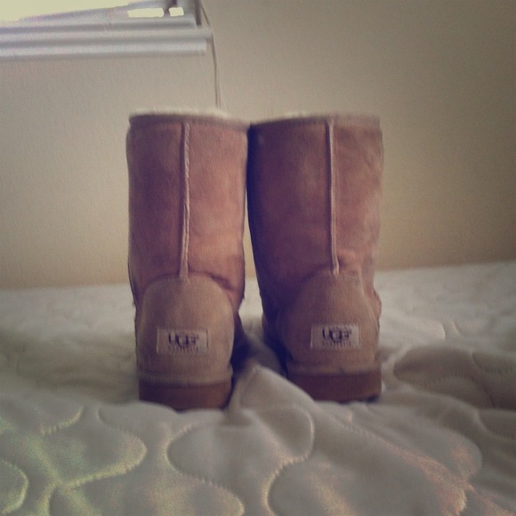 Sand color short uggs