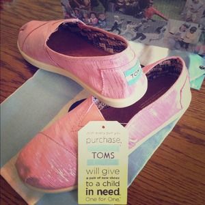 👇👇💲LOWERED💲👇👇Toms-Classic-Pink Sparkle