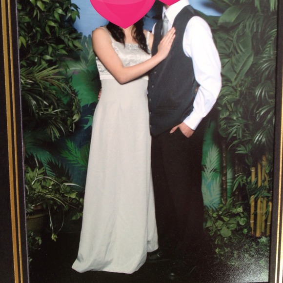 Silver Prom Gown