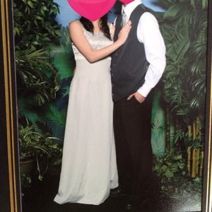 Silver Prom Gown