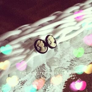 Tiny Cameo Earrings