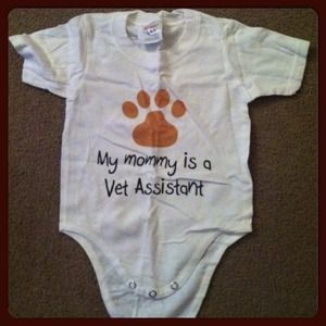 🍼Veterinary Assistant 6 month infant onesie🍼
