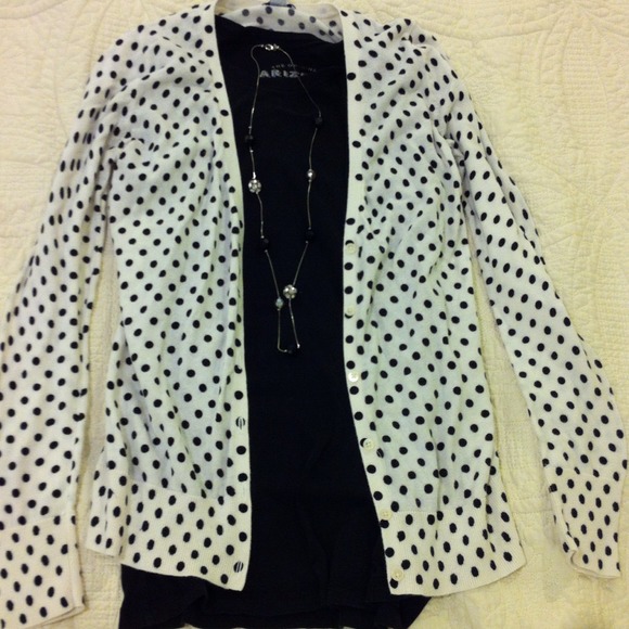 Polkadot cardigan - SOLD IN BUNDLE