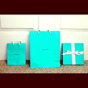 Authentic Tiffany & Co. Gift bags and Box
