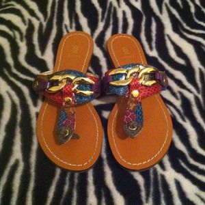 Cute multicolored sandals