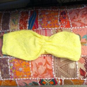 Yellow lace aerie bandeau, never worn