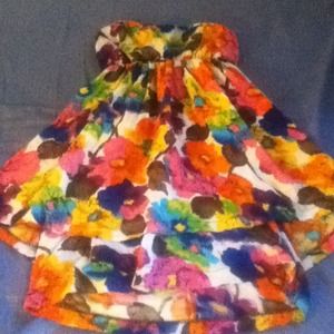 F21 floral double layered dress perfect for summer