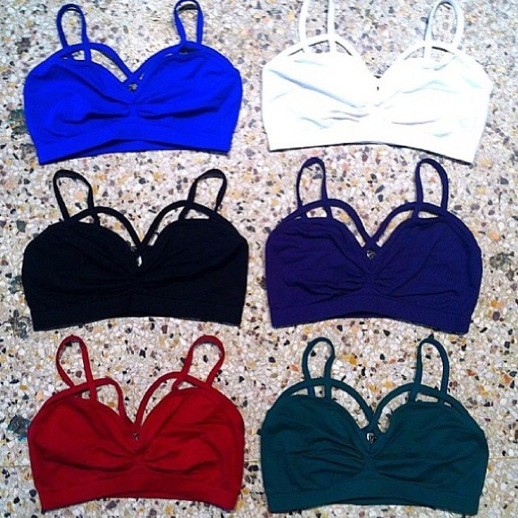 SOLD LF Bralette never worn. Charcoal. $36 paypal