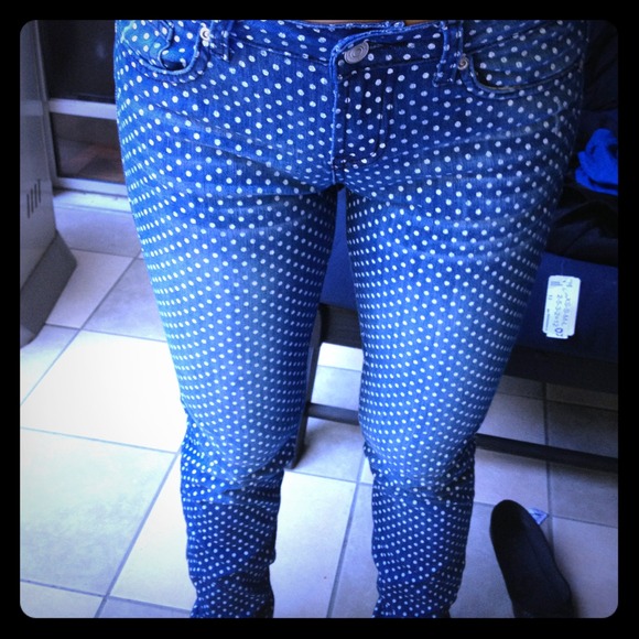 ❌Sold Polka dot jeans
