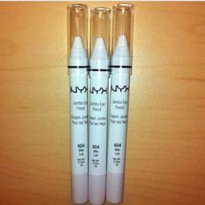 3 NYX milk jumbo eye pencil