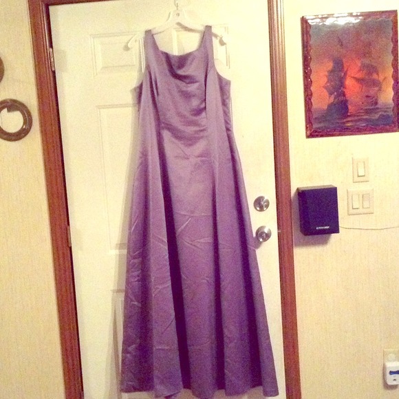 Lavender dress by Michaelangelo, David's Bridal