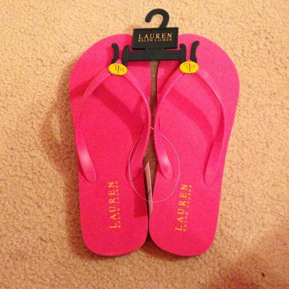 Ralph Lauren Flip Flops. New with tags! Size 10!
