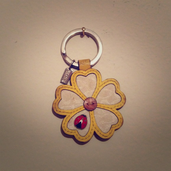 SOLD ON EBAY Flower Coach Keychain