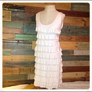 White Ruffle Mini by Express