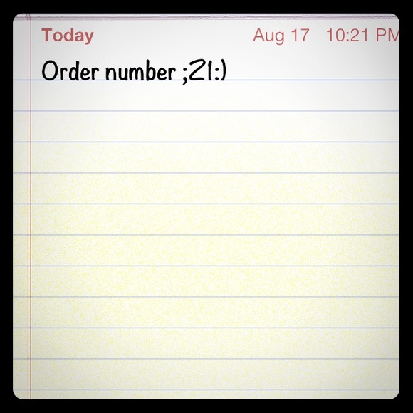 Order number z1 !