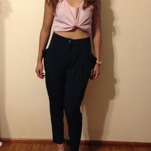 Black high waisted pants