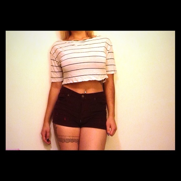 Striped Crop Top