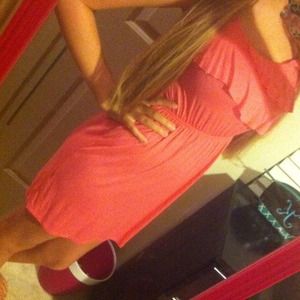 light pink dress!