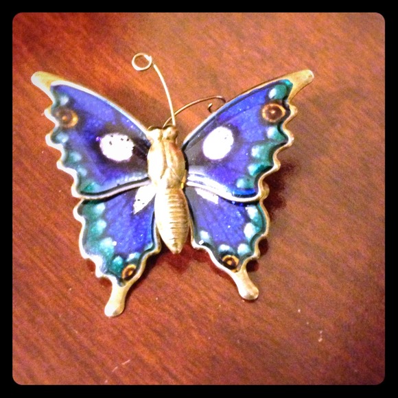 Butterfly brooch