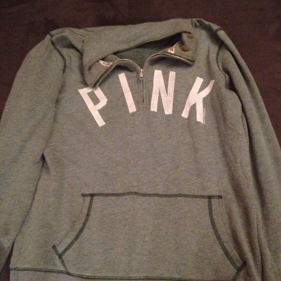 PINK Michigan State hoodless sweater!