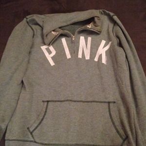 PINK Michigan State hoodless sweater!