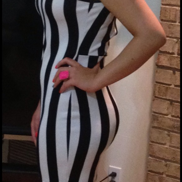 Black-and-white Dress