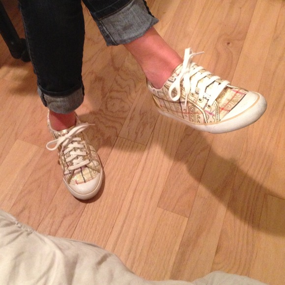Lightly-used Coach Graffiti Sneakers