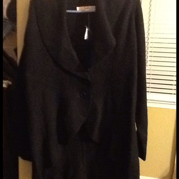 Motto black cardigan size 2x nwt