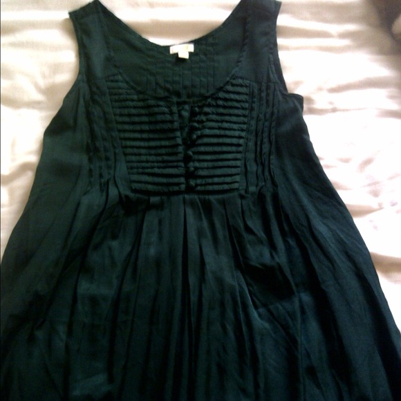 Silk Emerald Green Dress