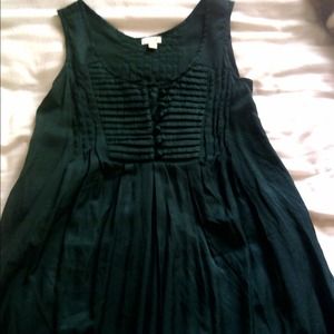 Silk Emerald Green Dress