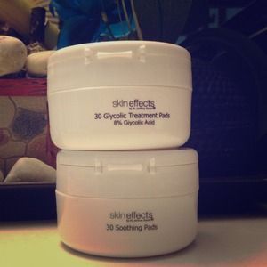 Glycolic treatment pads and Makeup bundle