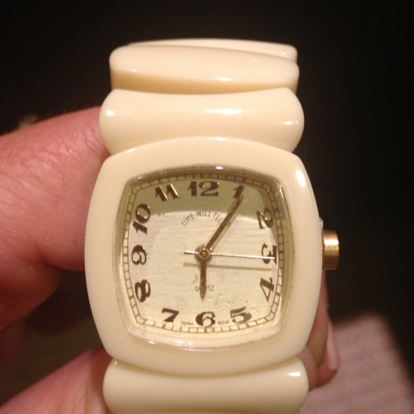 Time will tell ivory bracelet watch