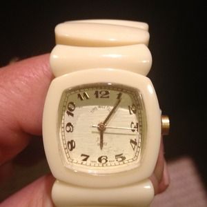 Time will tell ivory bracelet watch