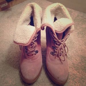 Aldo shoes and lace dress