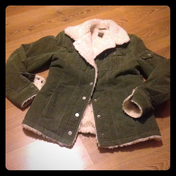 Jackets & Blazers - Lined corduroy jacket, Green