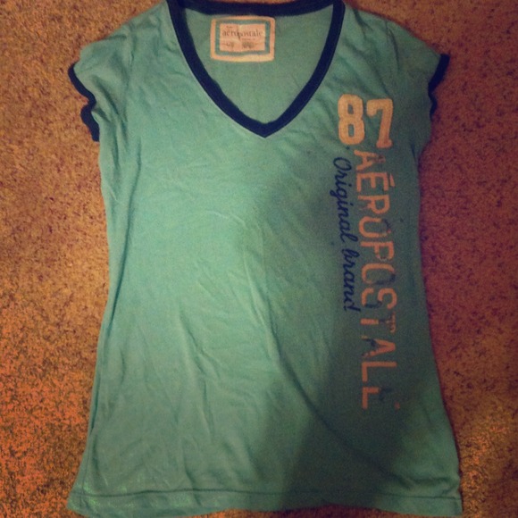 Blue Aeropostale shirt