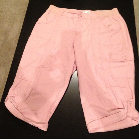 Pink cotton Capri