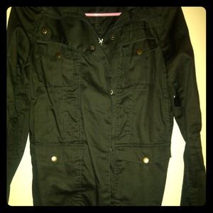 Olive Green Anorak Jacket