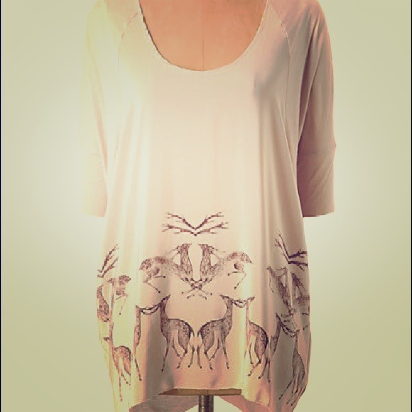 ❌❌SOLD❌❌Anthropologie One Sept (1.9) Deer Top