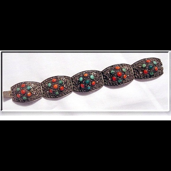 CHINESE SILVER BRACELET - Picture 1 of 2