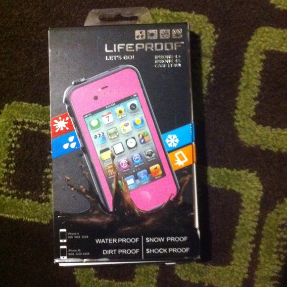 Lifeproof iPhone 4 and 4S case Pink New