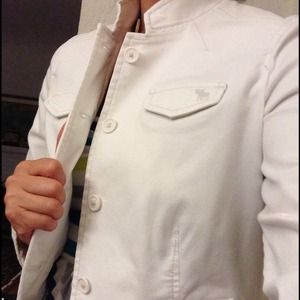 Abercrombie white summer jacket
